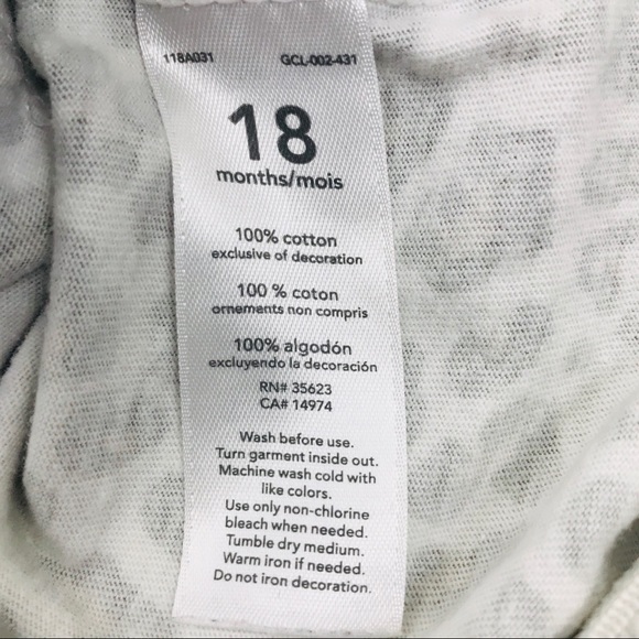 Carter’s Leopard Print Romper - Picture 6 of 7